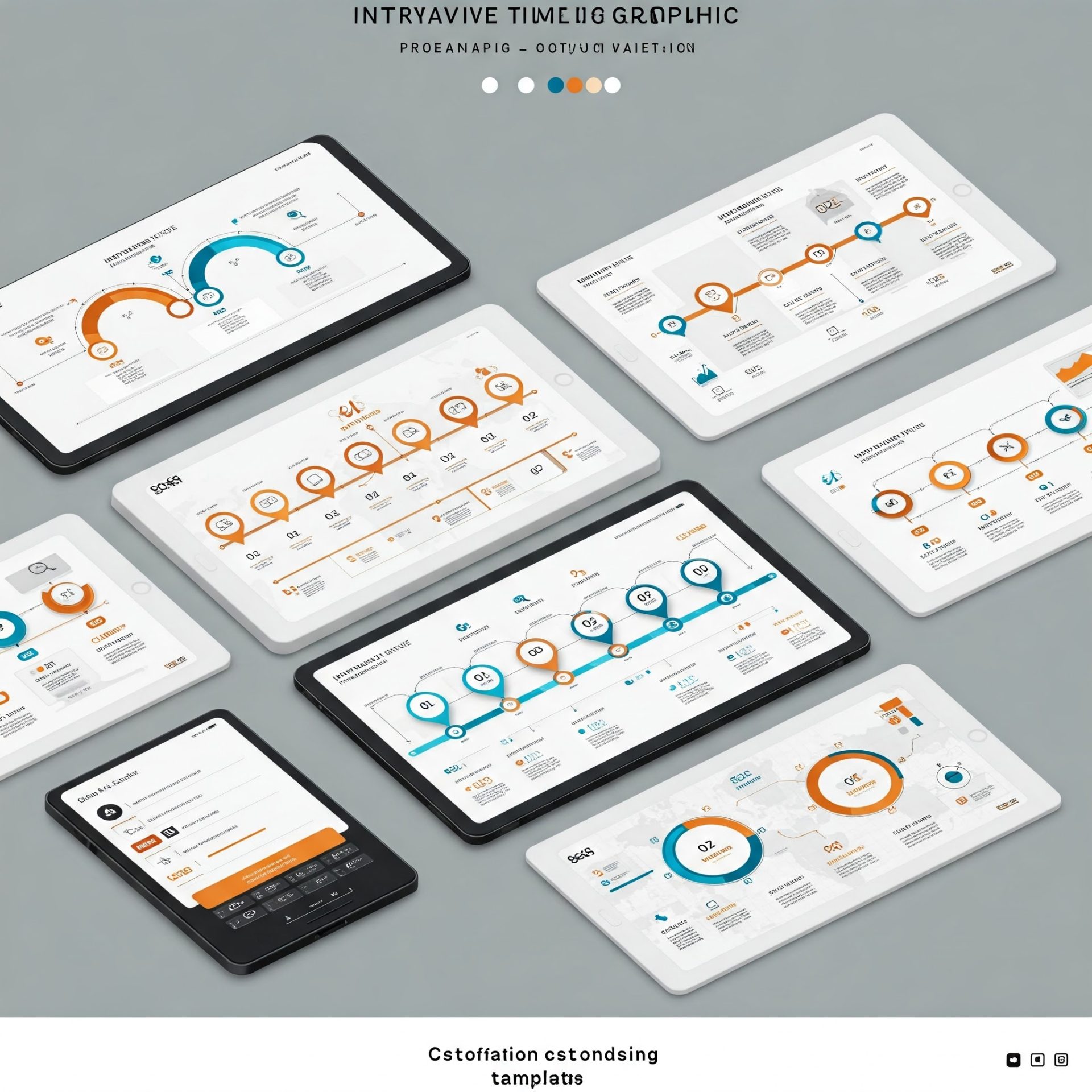 Interactive Infographic Timeline and Roadmap Templates (Canva + PPT)