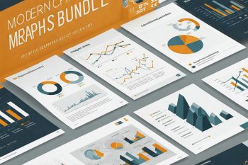 Modern Charts & Graphs Mega Bundle — Editable Data Visualization Templates