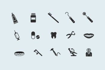15 Dental and Denstistry Icons