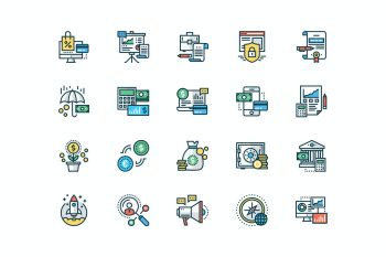 20 Business and Finance Icons