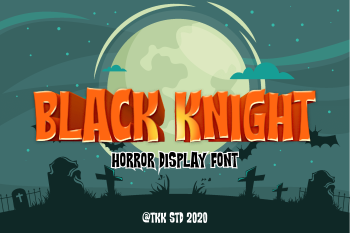 Black Knight - Horror Display Font