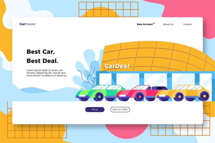 Car Dealership - Banner & Landing Page
