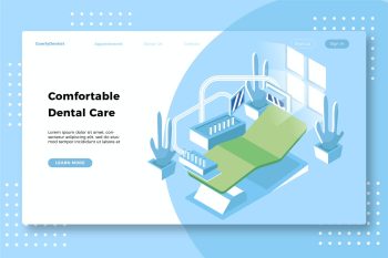 Dental Care - Banner & Landing Page