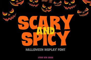 Scary and Spicy - Halloween Font
