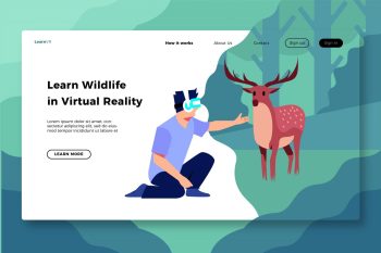 Virtual Reality - Banner & Landing Page
