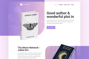 Novely - Book Elementor Template Kit