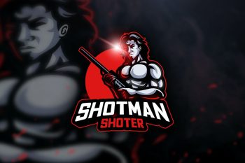 Shotman Shooter - Mascot & Esport Logo